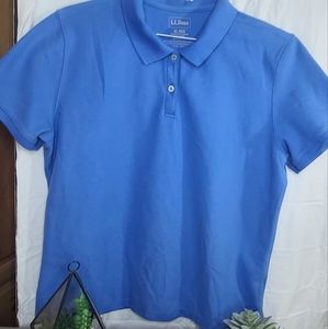 L.L.Bean men polo shrit, sky blue, xlg
